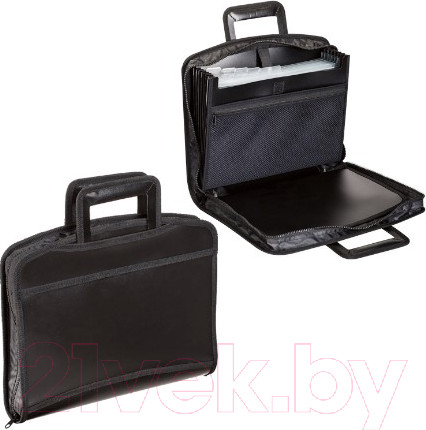 Изображение товара Папка-портфель Brauberg А4+ / 225168 (черный)