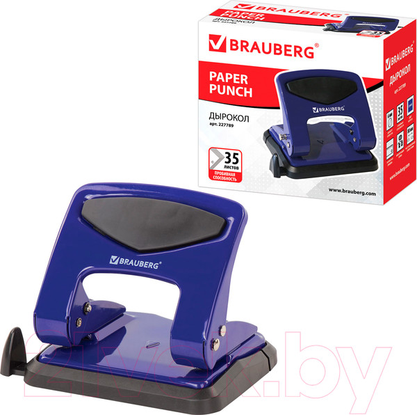 Изображение товара Дырокол Brauberg PN-150M / 227789 (синий)