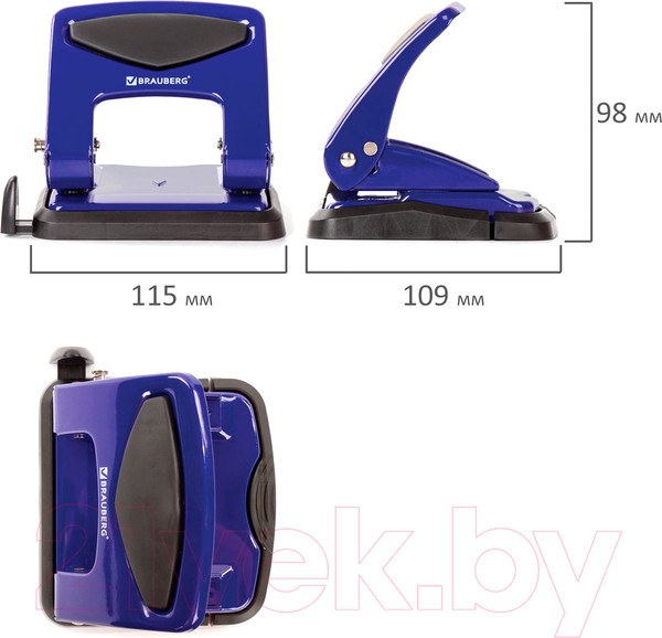Изображение товара Дырокол Brauberg PN-150M / 227789 (синий)