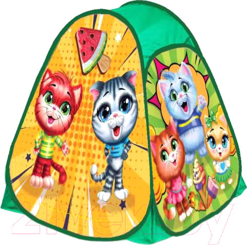 Изображение товара Детская игровая палатка Играем вместе Коты / GFA-CATS01-R