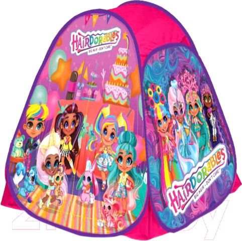 Изображение товара Детская игровая палатка Играем вместе Hairdorable / GFA-HDR01-R