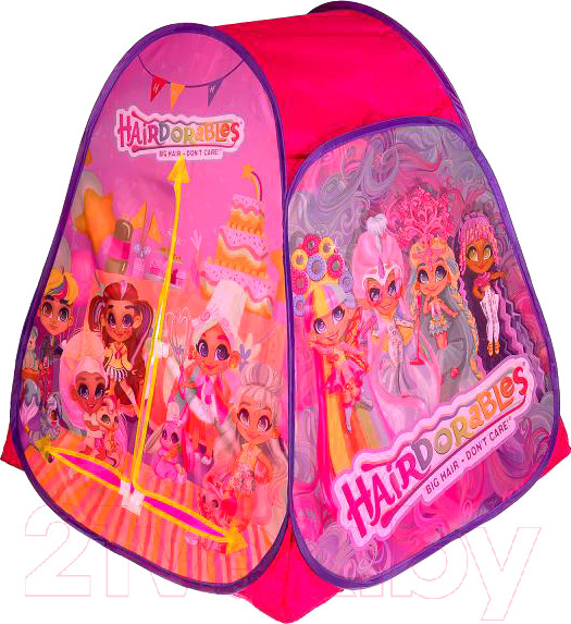 Изображение товара Детская игровая палатка Играем вместе Hairdorable / GFA-HDR01-R