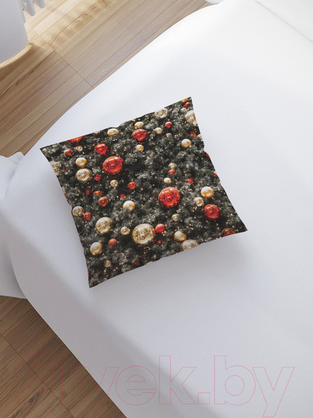 Изображение товара Наволочка декоративная JoyArty Ель в украшениях / sl_380821