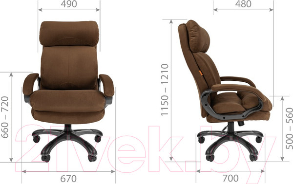 Изображение товара Кресло офисное Chairman Home 505 (Т-84 черный)