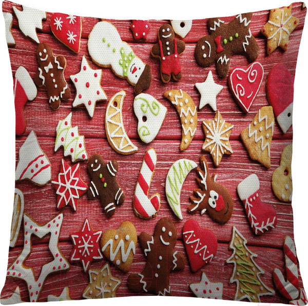 Изображение товара Наволочка декоративная JoyArty Пряники и печенья / sl_38338