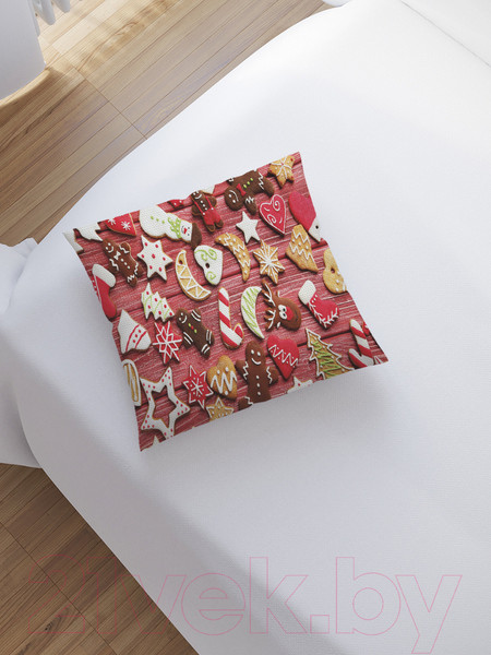 Изображение товара Наволочка декоративная JoyArty Пряники и печенья / sl_38338