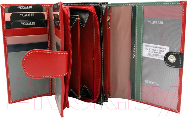 Изображение товара Портмоне Cedar 4U Cavaldi / RD-21-GCL (красный мульти)