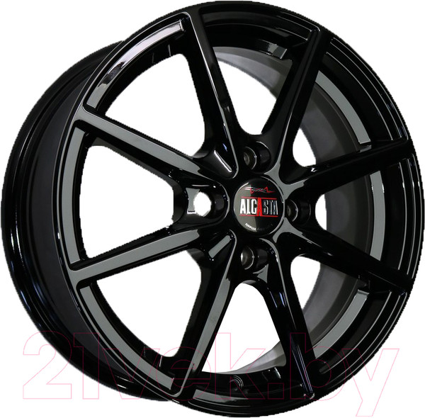 Изображение товара Литой диск Alcasta M63 15x6" 4x100мм DIA 60.1мм ET 40мм Black