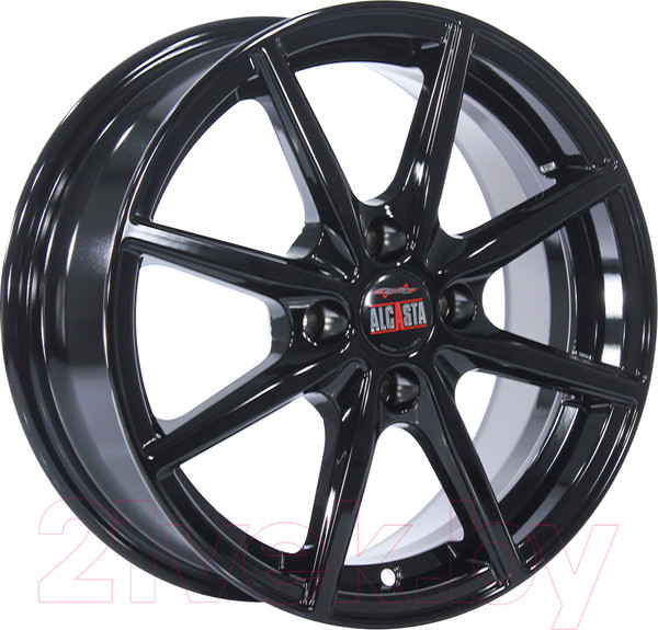 Изображение товара Литой диск Alcasta M63 15x6" 4x100мм DIA 60.1мм ET 46мм Black