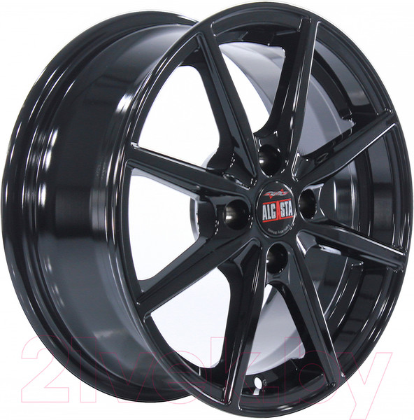 Изображение товара Литой диск Alcasta M63 15x6" 4x100мм DIA 60.1мм ET 46мм Black