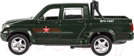Изображение товара Автомобиль игрушечный Технопарк Uaz Pickup Армия России / PICKUP-12ARR-GN