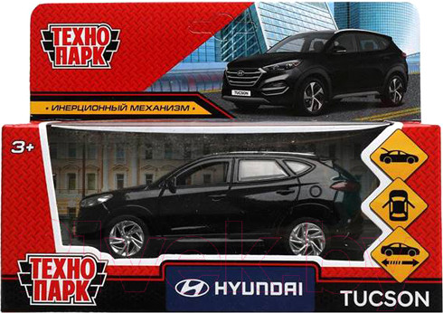 Автомобиль игрушечный Технопарк Hyundai Tucson / TUCSON-12-BK — фото 3