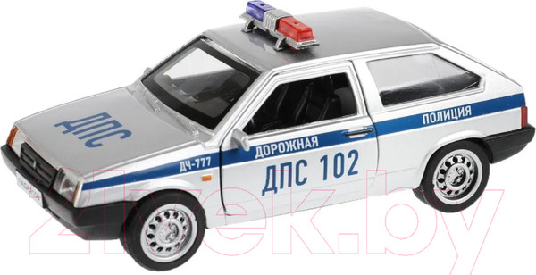 Изображение товара Автомобиль игрушечный Технопарк Lada-2108 Спутник Полиция / 2108-12POL-SR