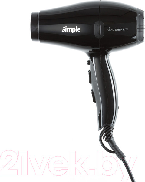 Изображение товара Профессиональный фен Dewal Simple / 03-104 (черный)