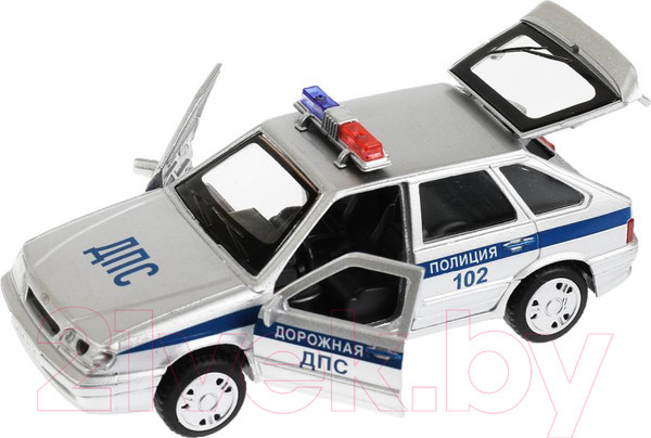 Изображение товара Автомобиль игрушечный Технопарк Lada-2114 Samara Полиция / 2114-12SLPOL-SR