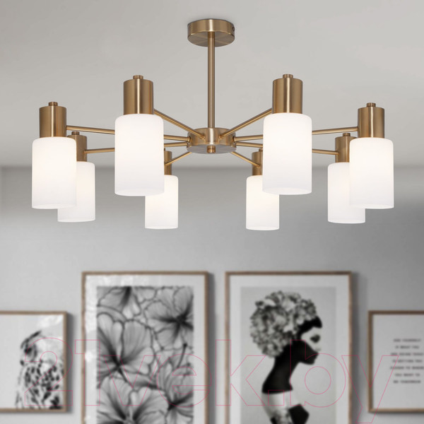 Изображение товара Люстра Евросвет 70160/8 (латунь)