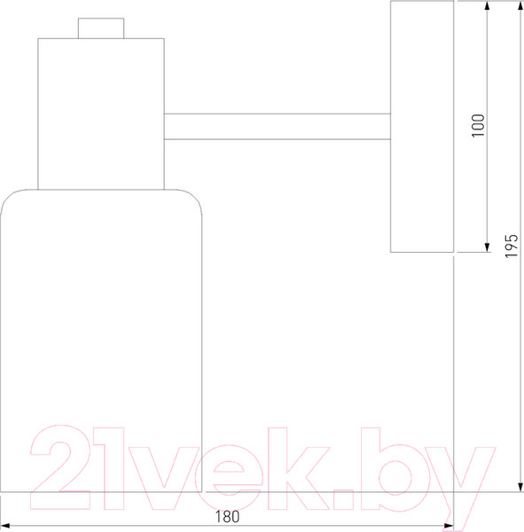 Изображение товара Бра Евросвет 70160/1 (хром)
