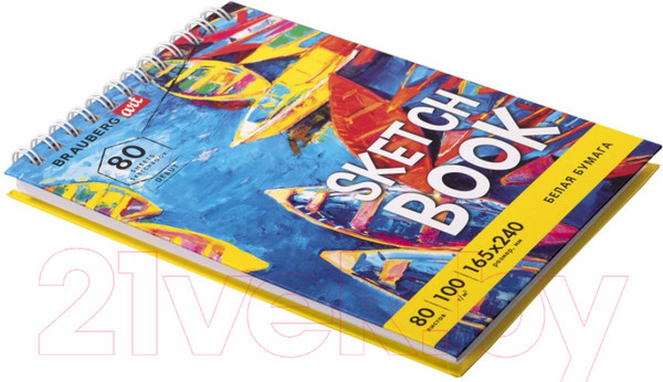 Изображение товара Скетчбук Brauberg Art Debut / 112985 (белая бумага)