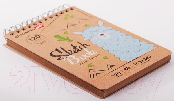 Изображение товара Скетчбук Brauberg Art Debut / 112999 (крафт бумага)