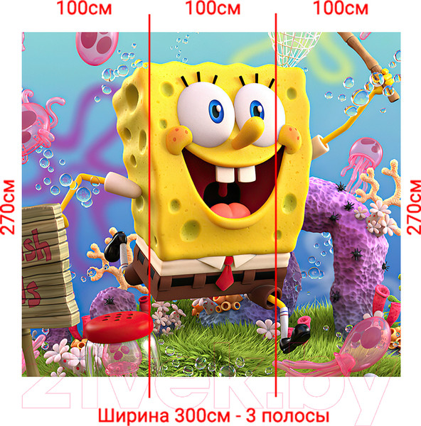 Изображение товара Фотообои листовые Arthata Fotooboi-2-Multiki-168 (300x270)