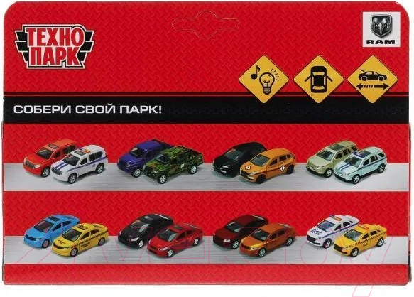 Изображение товара Автомобиль игрушечный Технопарк Dodge Ram Полиция / RAM1500-13SLPOL-SR