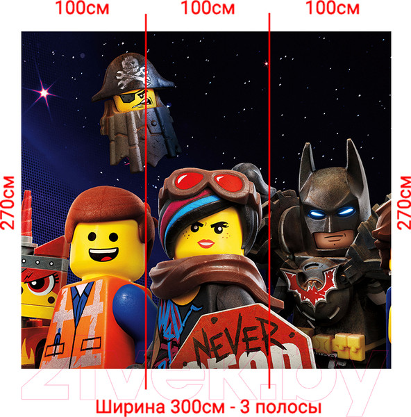 Изображение товара Фотообои листовые Arthata Fotooboi-Lego-143 (300x270)