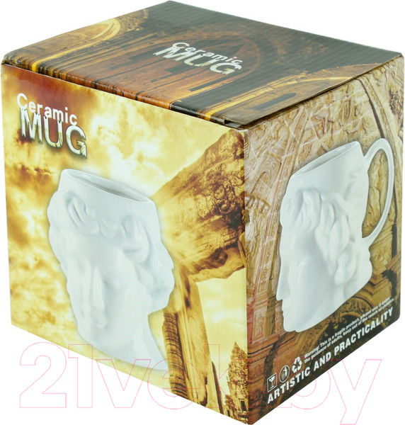 Изображение товара Кружка Darvish Голова Давида / DV-H-1328Y (желтый)