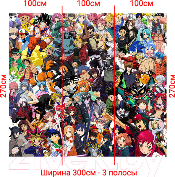 Изображение товара Фотообои листовые Arthata Fotooboi-Anime-174 (300x270)