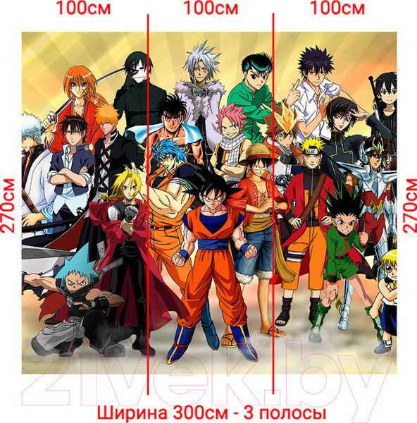 Изображение товара Фотообои листовые Arthata Fotooboi-Anime2-182 (300x270)