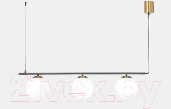 Изображение товара Потолочный светильник Mirastyle SX-20629/3 BK+YB