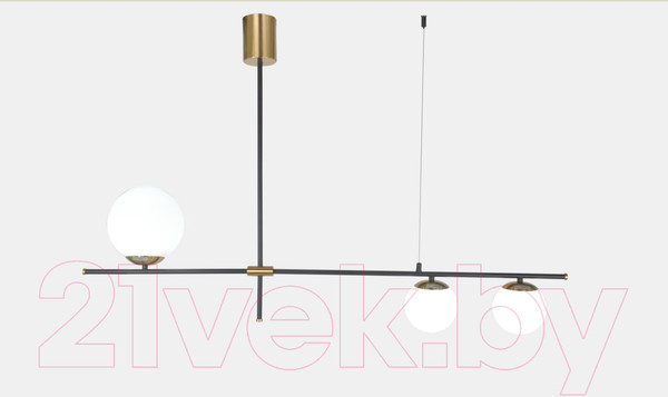 Изображение товара Потолочный светильник Mirastyle SX-20627/3 BK+YB