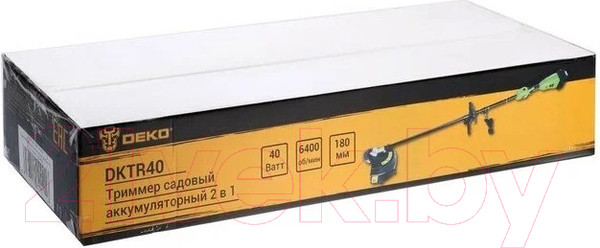 Изображение товара Триммер аккумуляторный Deko DKTR40 / 063-4230