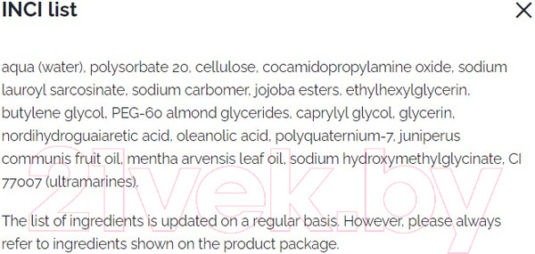 Изображение товара Гель для лица BioNike Acteen Purifying Cleansing Gel  (200мл)