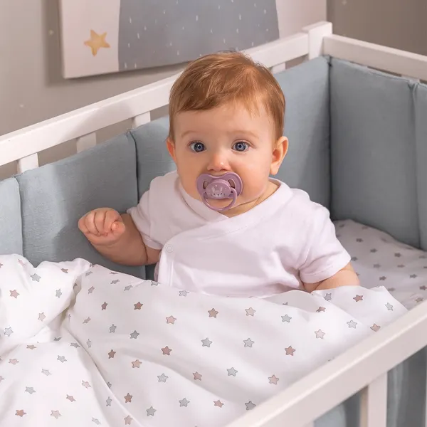 Изображение товара Бортик в кроватку Perina Soft Cotton / СК1/4-05.10 (голубой)