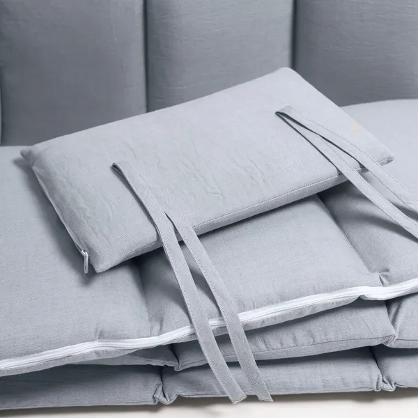 Изображение товара Бортик в кроватку Perina Soft Cotton / СК1/4-05.10 (голубой)
