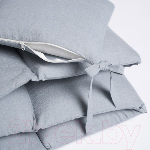 Изображение товара Бортик в кроватку Perina Soft Cotton / СК1/4-05.10 (голубой)