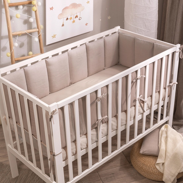 Изображение товара Бортик в кроватку Perina Soft Cotton / СК1/4-05.12 (песочный)