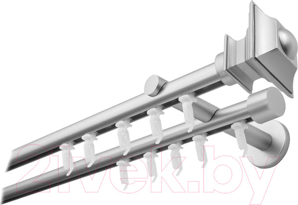 Изображение товара Карниз для штор Lm Decor Верди 2р 19/19мм (сатин, 2.0м)