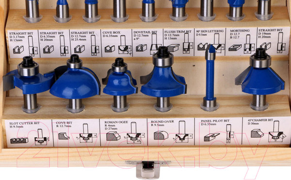 Изображение товара Набор фрез Диолд 90101019