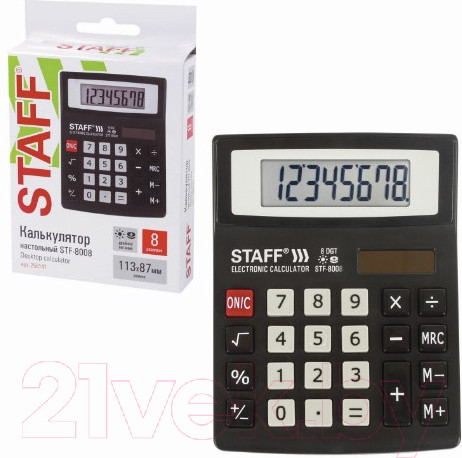 Изображение товара Калькулятор Staff STF-8008