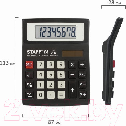 Изображение товара Калькулятор Staff STF-8008