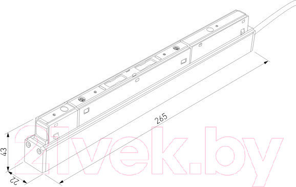Изображение товара Драйвер для шинопровода Elektrostandard Slim Magnetic 95042/00