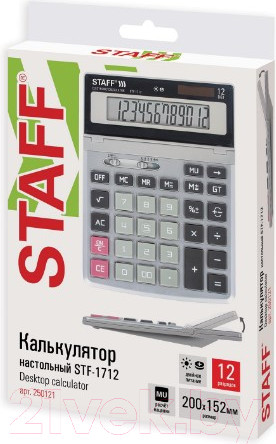 Изображение товара Калькулятор Staff STF-1712