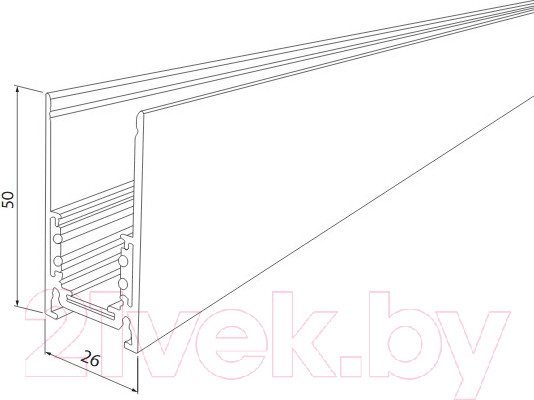 Изображение товара Шинопровод Elektrostandard Slim Magnetic 85084/00 (черный)