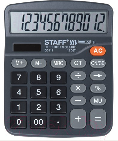 Изображение товара Калькулятор Staff Plus DC-111
