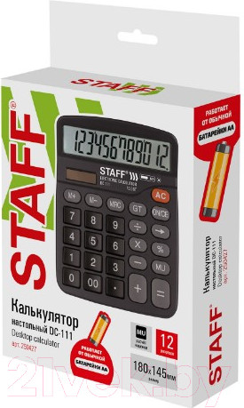 Изображение товара Калькулятор Staff Plus DC-111