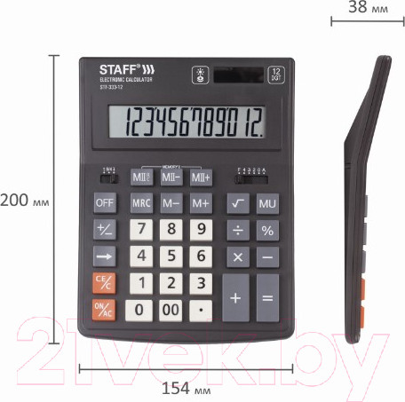 Изображение товара Калькулятор Staff Plus STF-333