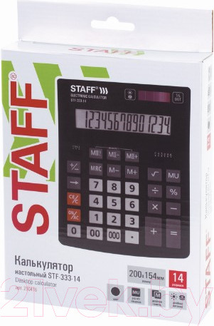 Изображение товара Калькулятор Staff Plus STF-333 (14 разрядов)