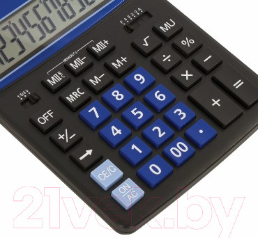 Изображение товара Калькулятор Brauberg Extra-12-BKBU / 250472 (черный/синий)