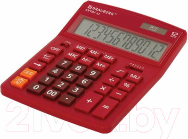 Изображение товара Калькулятор Brauberg Extra-12-WR / 250484 (бордовый)